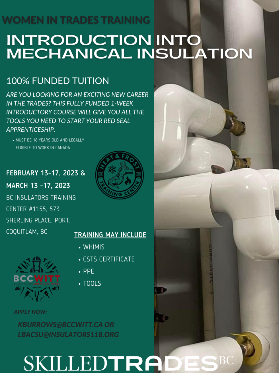 Bccwitt And Bc Insulators Are Recruiting For Intro To Mechanical